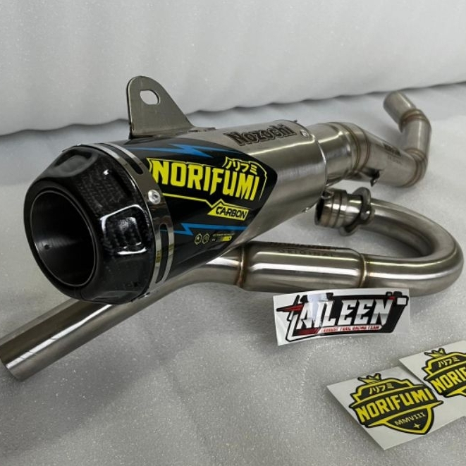 Knalpot Norifumi Gtx Pro Bore up Kompetisi Wr155 Klx150 Dtracker150 Crf 150 Supermoto