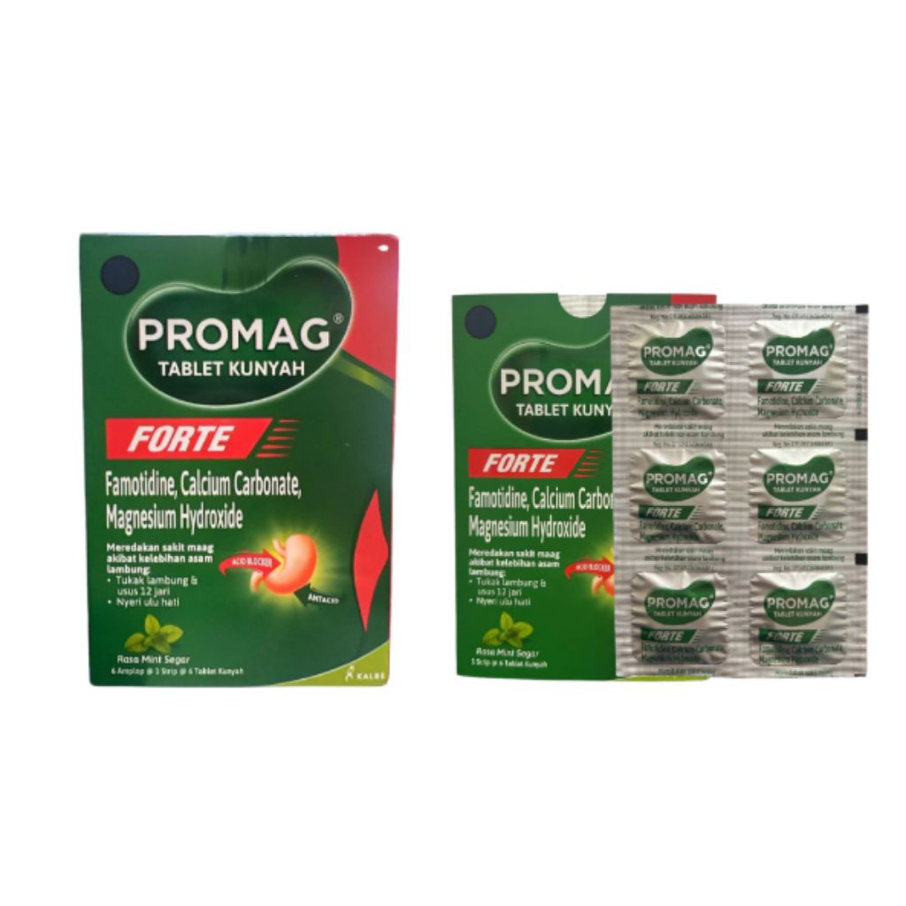 Promag Forte Tablet Kunyah Double Action