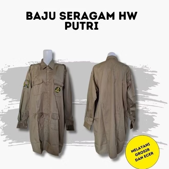 BAJU HW SERAGAM SEKOLAH SD, SMP, SMA MUHAMMADIYAH PEREMPUAN