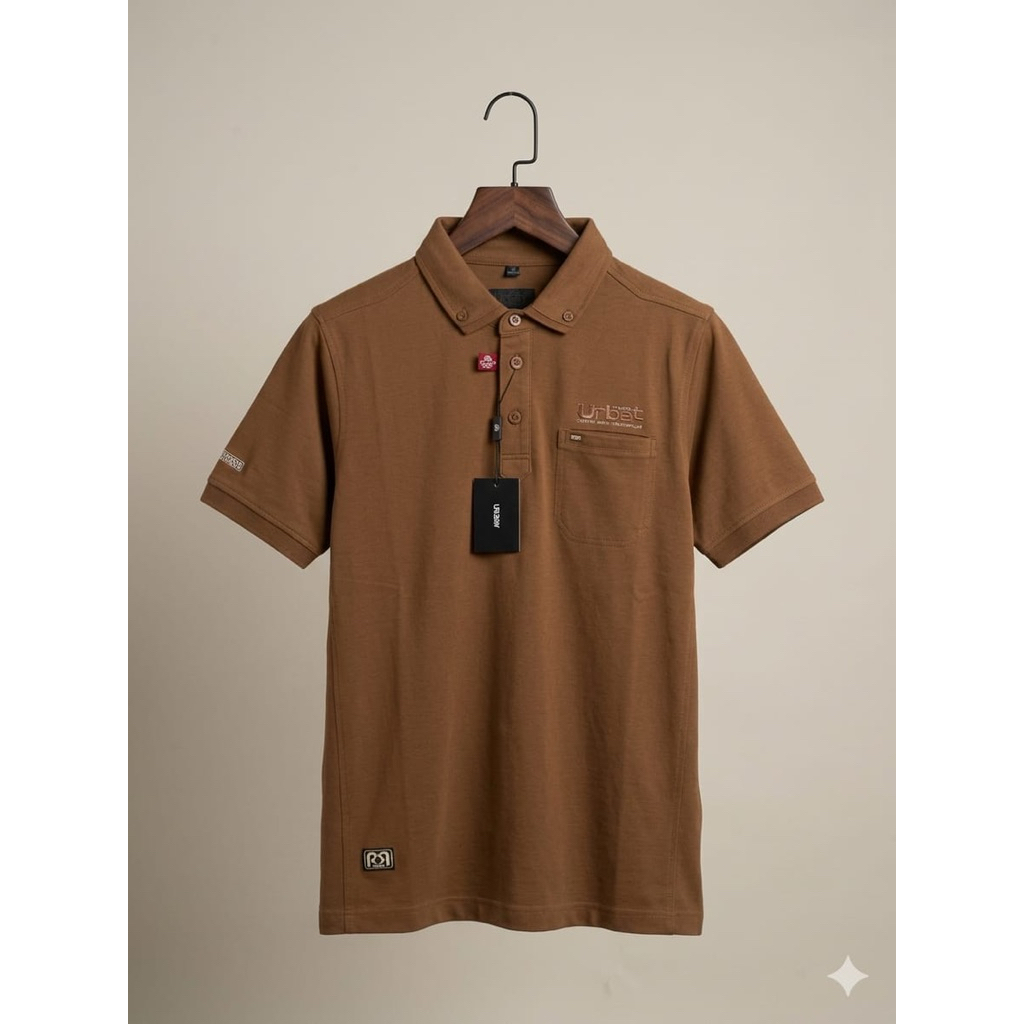 Kaos Kerah Pria Bahan Katun Premium Tebal