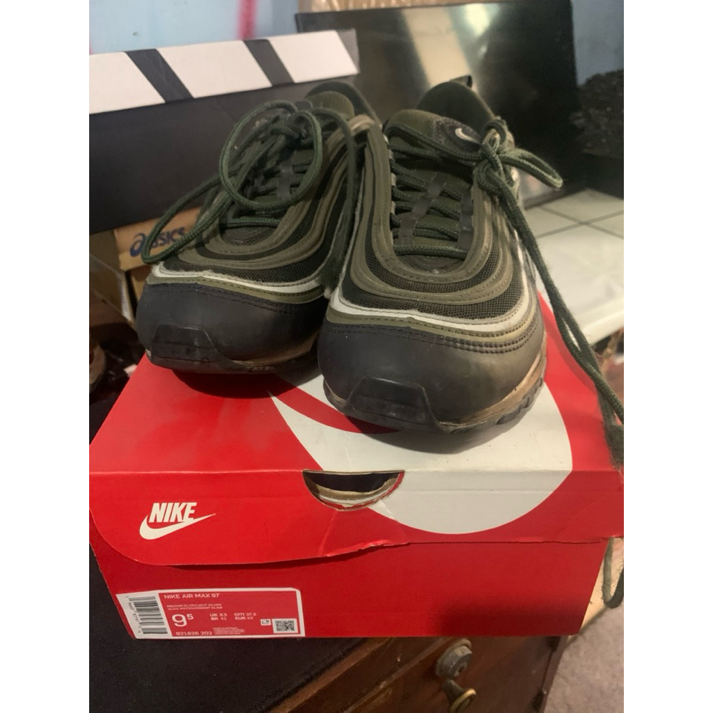 nike air max 97 medium olive / light silver