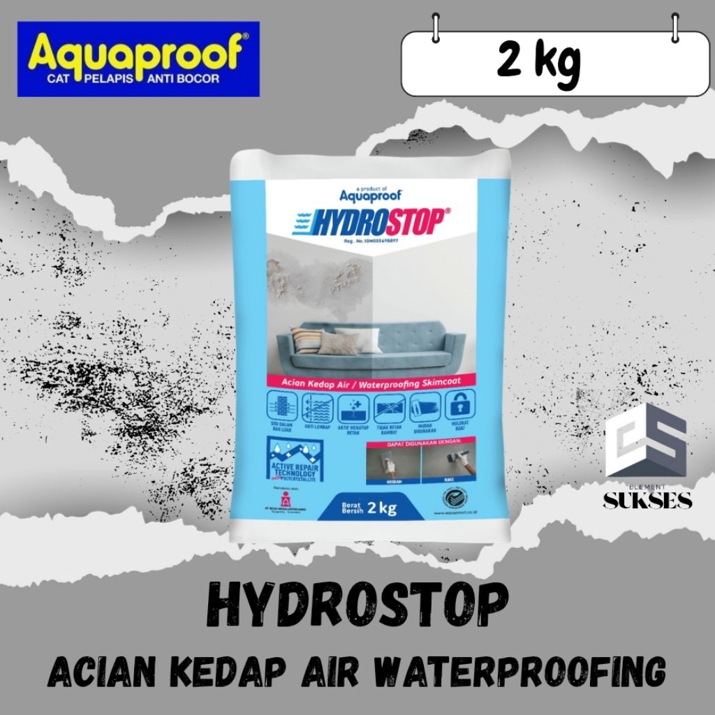AQUAPROOF HYDROSTOP SEMEN ACIAN KEDAP AIR (PUTIH) 2KG