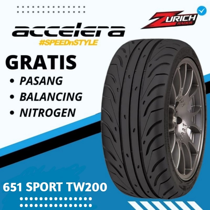 Ban Mobil 255 35 R18 Merek Accelera 651 Sport Ukuran 255/35 R18 Tubles