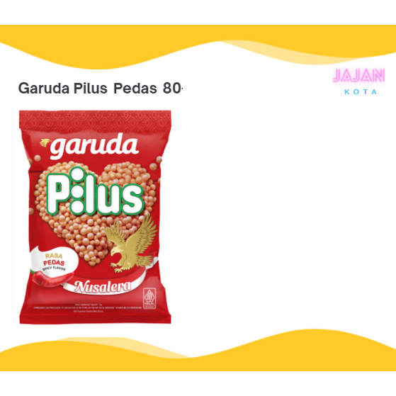 Garuda Pilus Pedas 80 gram