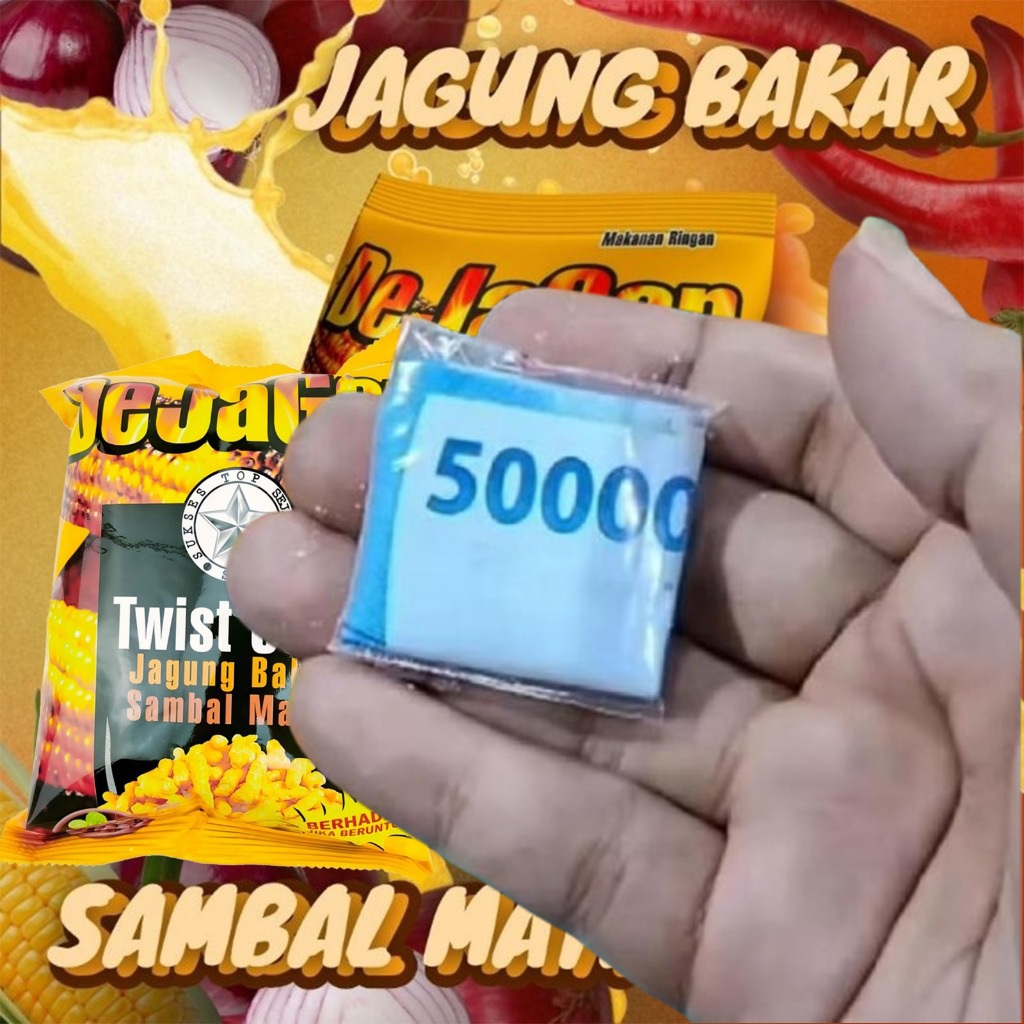 Snack Ciki Chiki Dejager berhadiah uang tunai cemilan viral jajanan ujan hujan duit twistcorn SATUAN