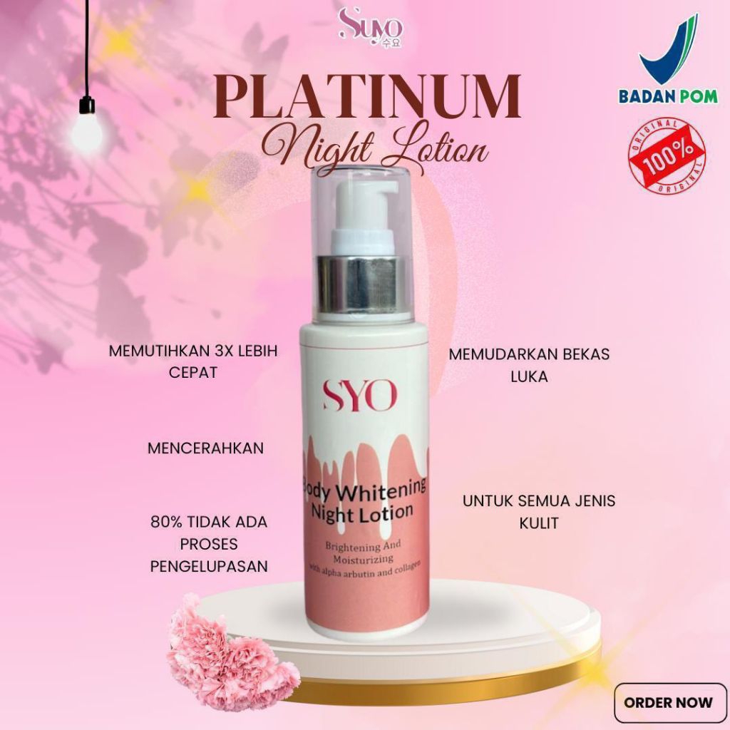 Suyo Night Lotion PLATINUM