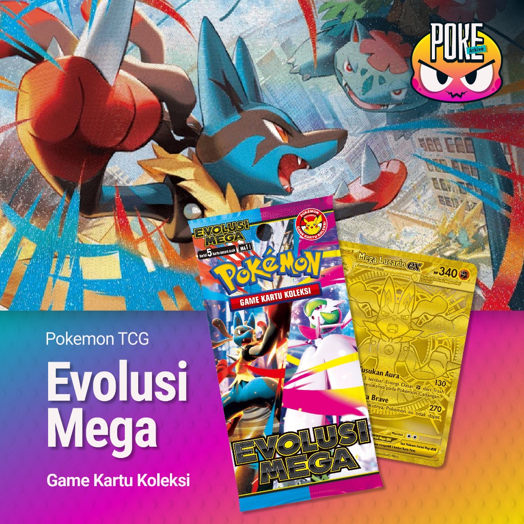 Pokemon Game Kartu Koleksi - Evolusi Mega