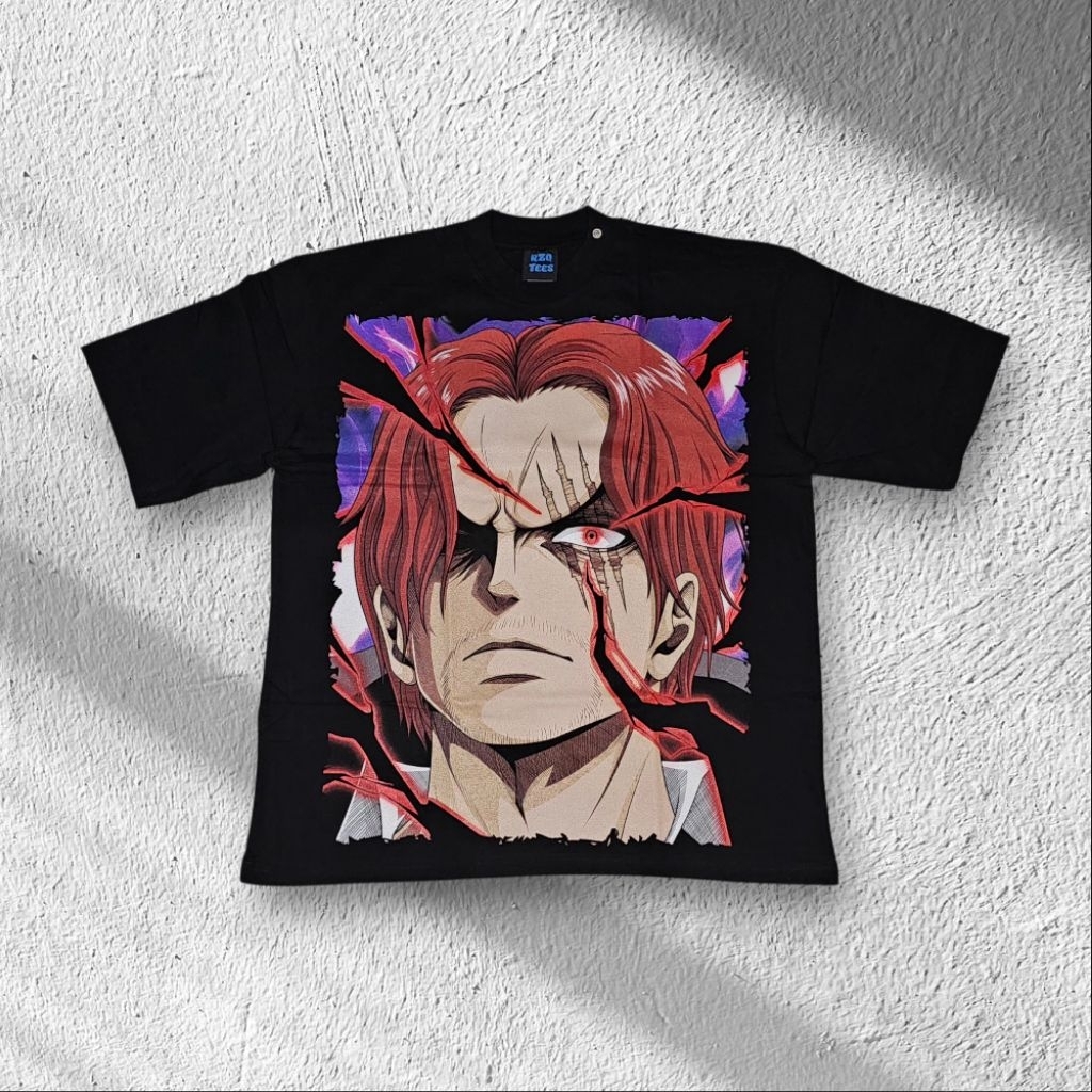 Kaos Bootleg Anime One Piece - Shanks