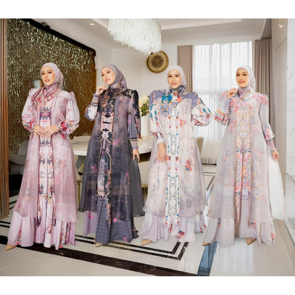Sesyara dress syari by Eldeena