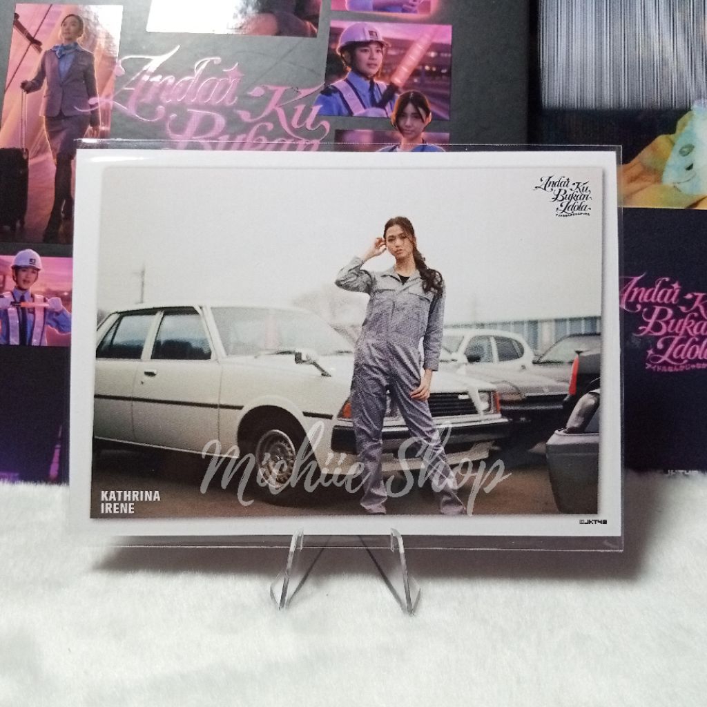 Postcard Kathrina JKT48 Andai Ku Bukan Idola Official | Postcard JKT48 Kathrina Andai ku Bukan Idola