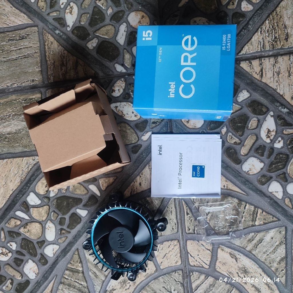 box fan sticker Intel i5 gen 12