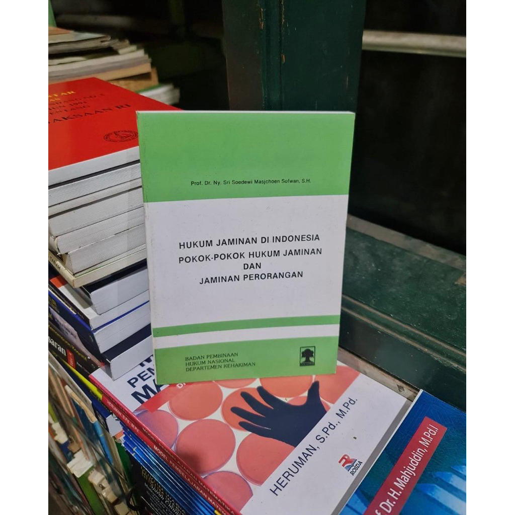 Hukum Jaminan di Indonesia BY Sri Soedewi
