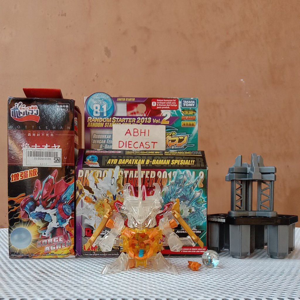 Crossfight b-daman cb-81 rising dragren takara sepaket crash tower 009 tomy set force dragren bottle