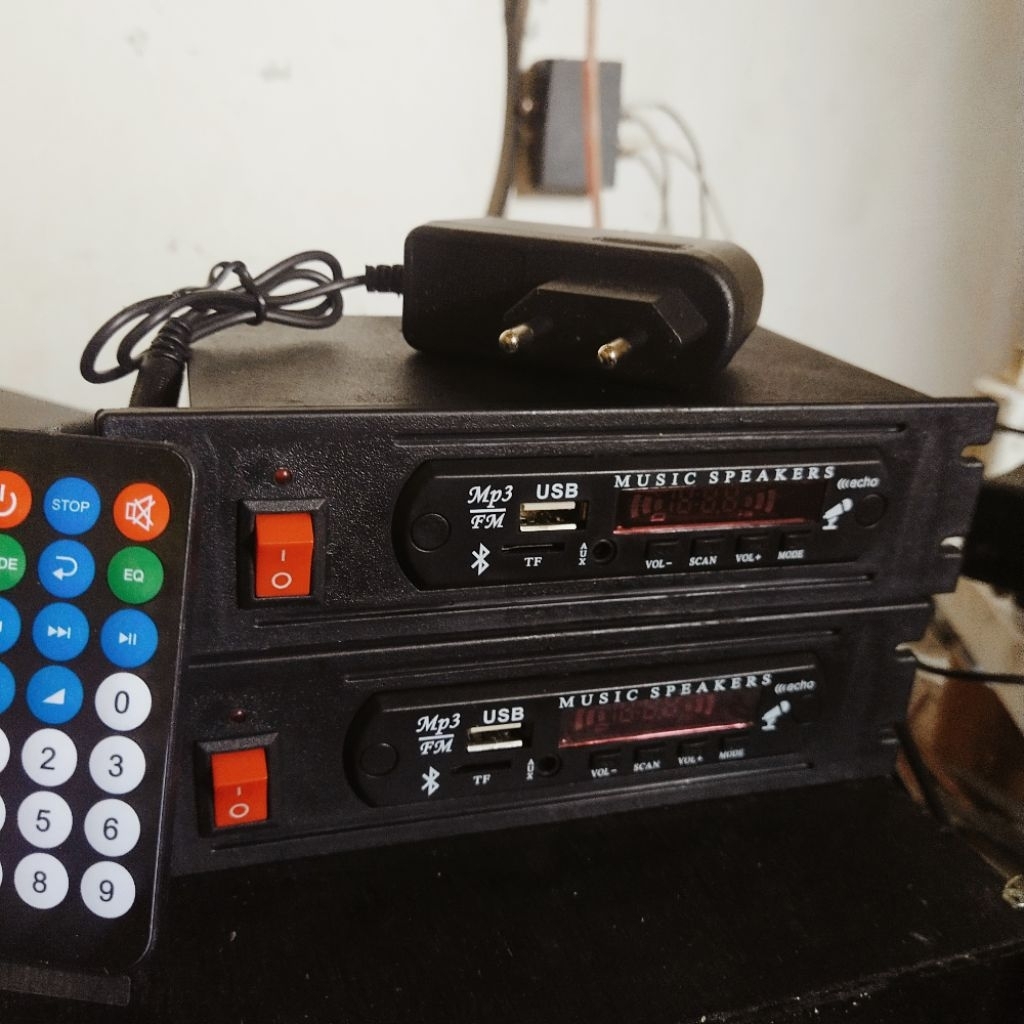 mp3 bluetooth siap pakai plus adaptor 12V  siap pakai