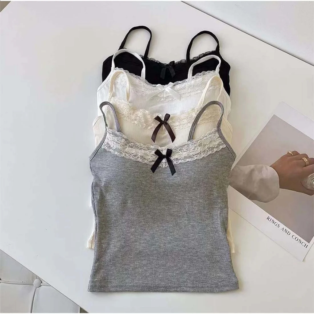 TANKTOP RENDA BRA PREMIUM TANKTOP WANITA