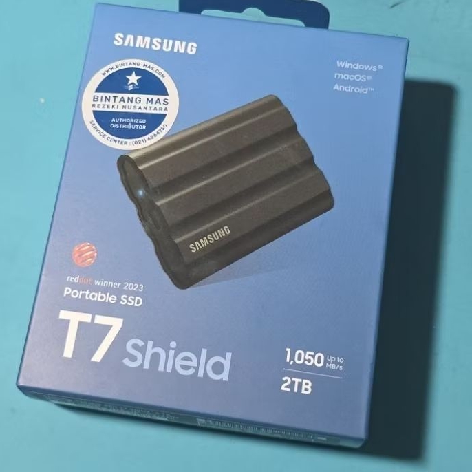 SSD external Samsung T7 Shield 2Tb Black