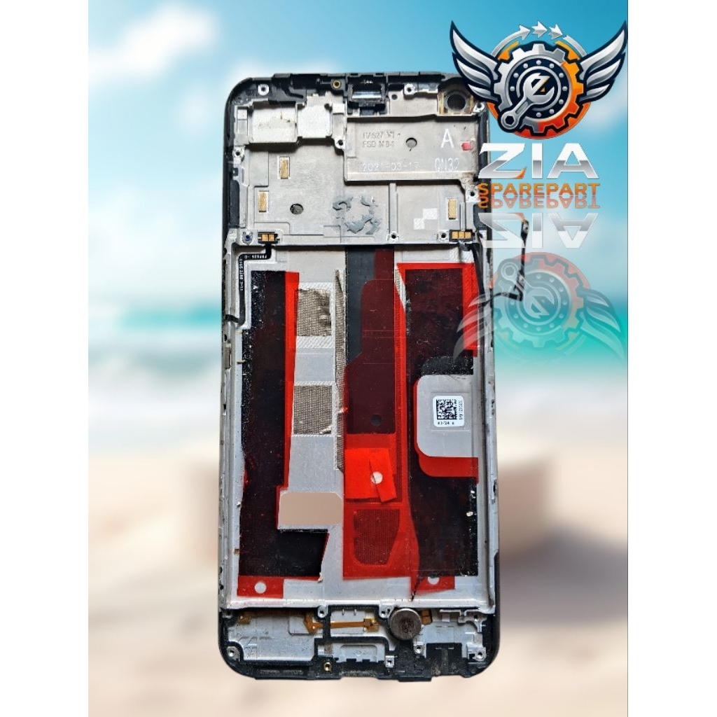 FRAME LCD/TATAKAN/TULANG TENGAH ORIGINAL REALME 8 5G COPOTAN