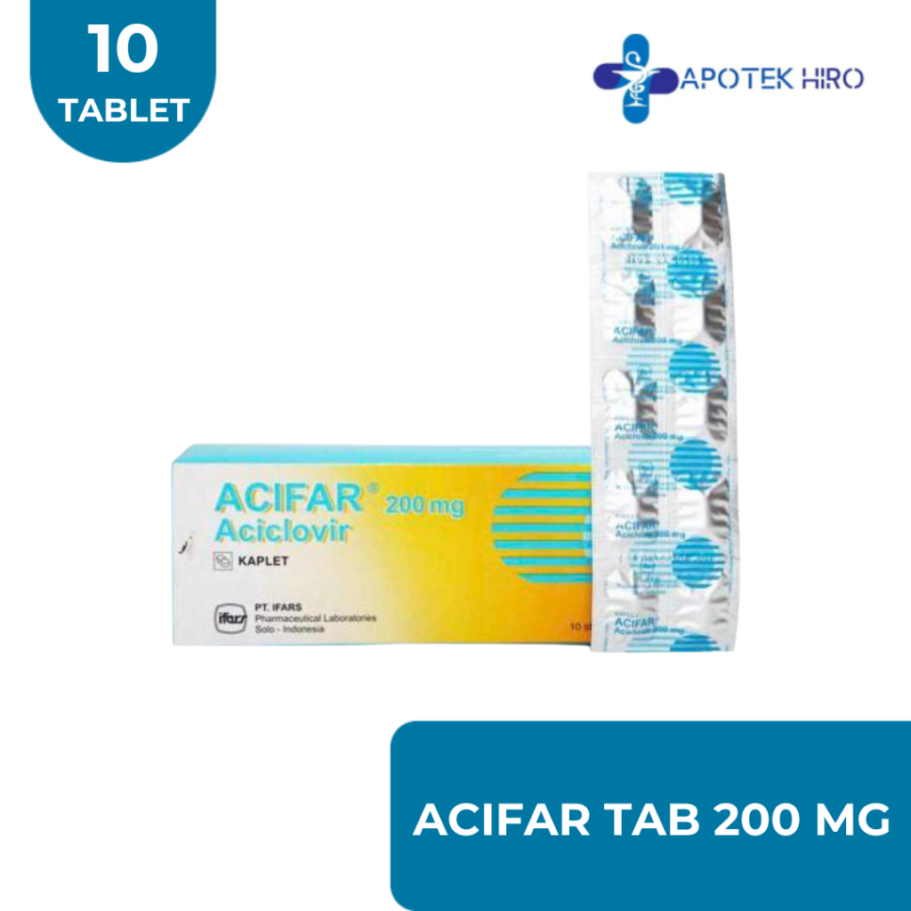 ACIFAR 200 200 MG 1 STRIP @ 10 KAPLET