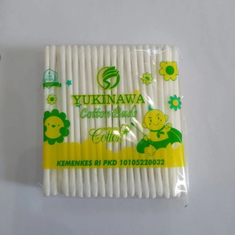 Cotton Bud Yukinawa Bayi - 100% Kapas Lembut, Aman untuk Bayi & Dewasa