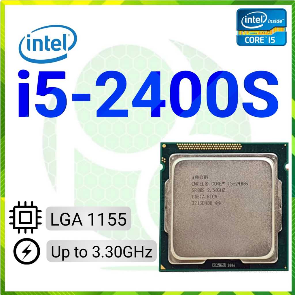 Intel Core i5 2400S up to 3.30GHz | CPU Processor Prosesor i5 2400 S