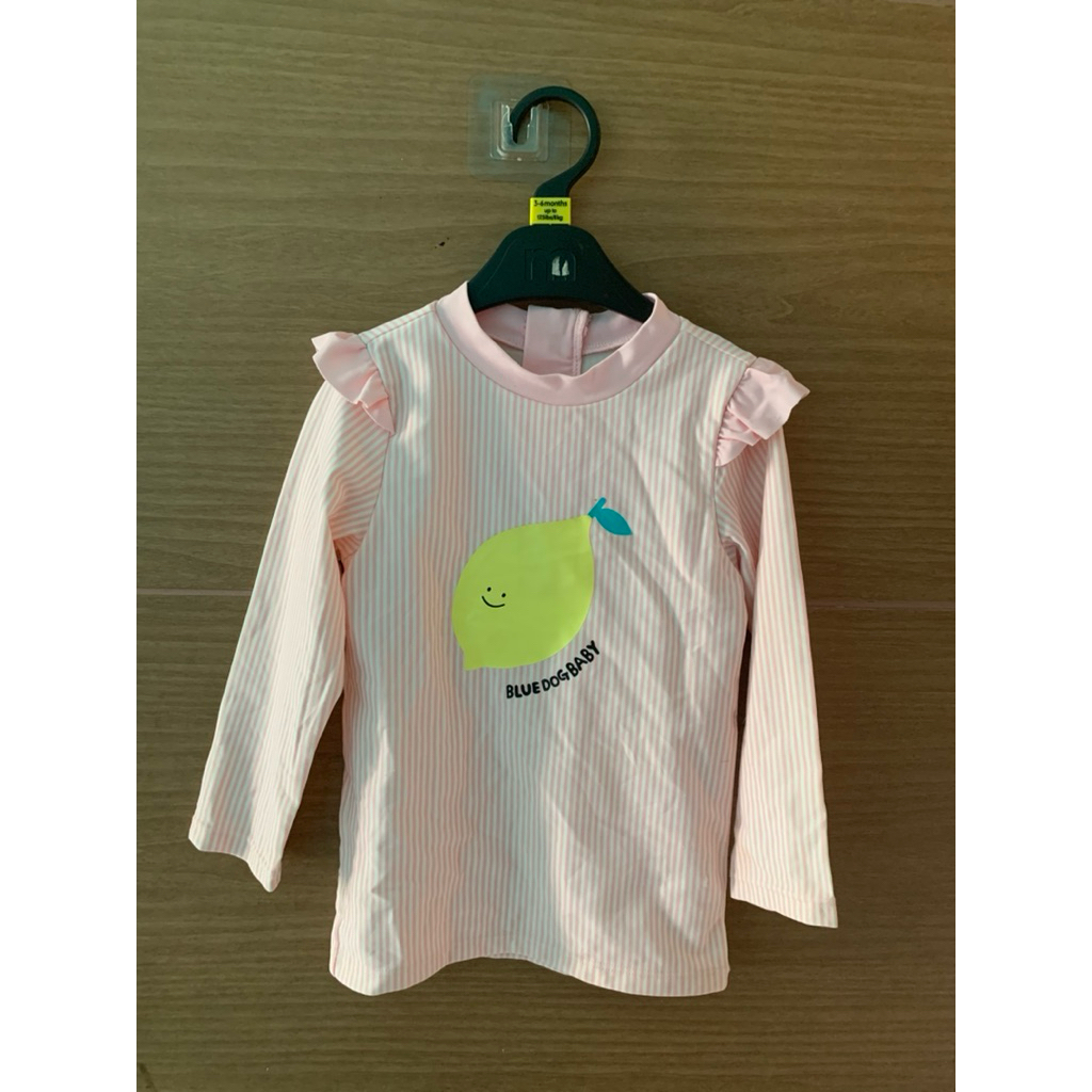 1-3 (Y) Atasan Bluedog Baby Pink Anak Perempuan