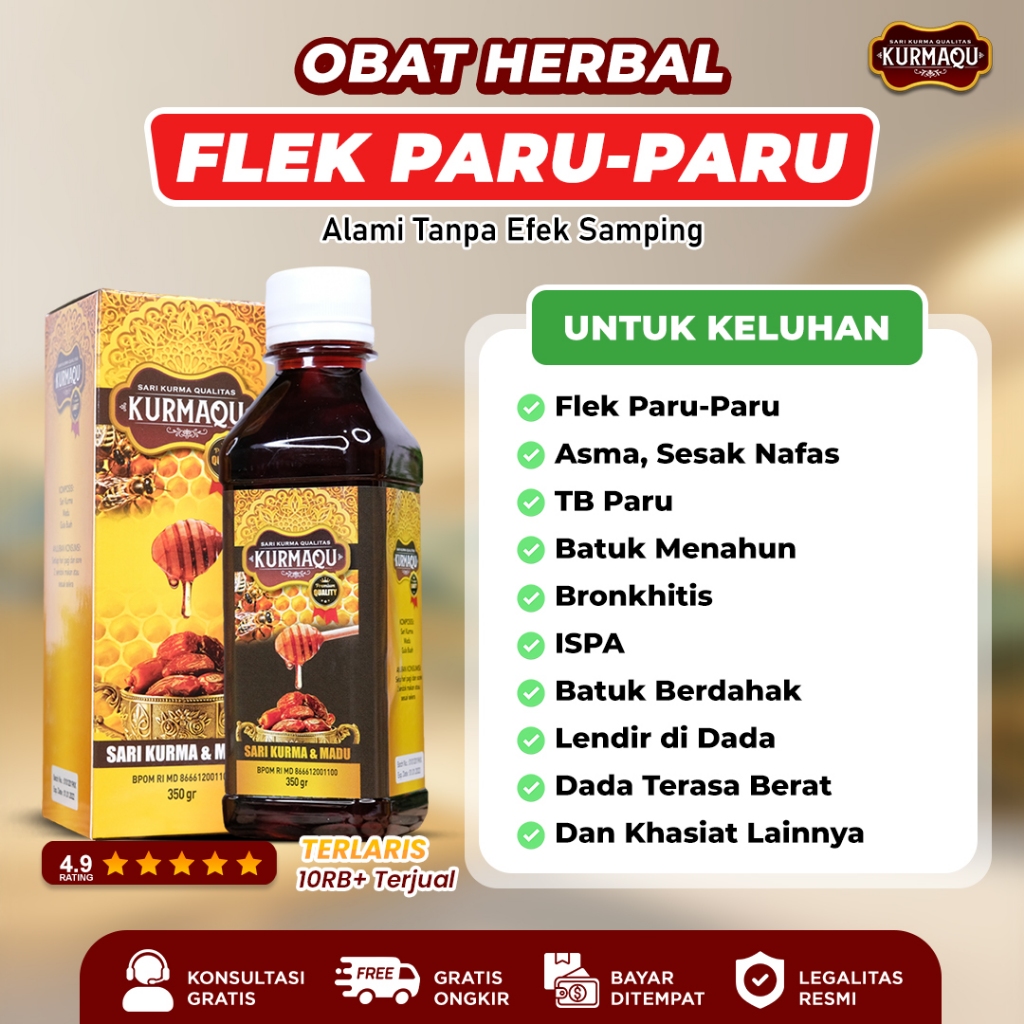 Obat Flek Paru Paru Anak Dewasa Sesak Nafas Asma Tb Paru Radang Tenggorokan Madu Pembersih Paru Paru