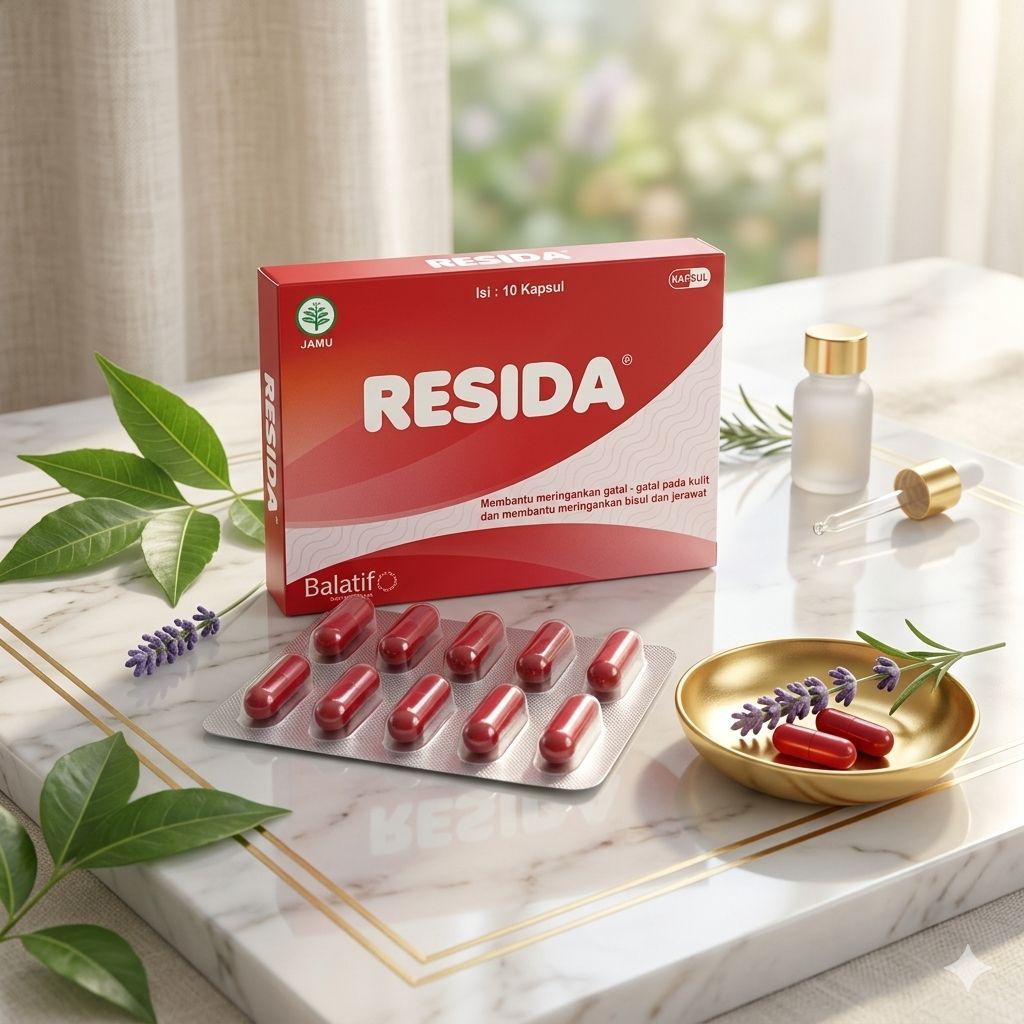 Resida Kapsul Herbal: Solusi Atasi Gatal-Gatal, Kadas, Kurap, dan Jamur Kulit dari Dalam