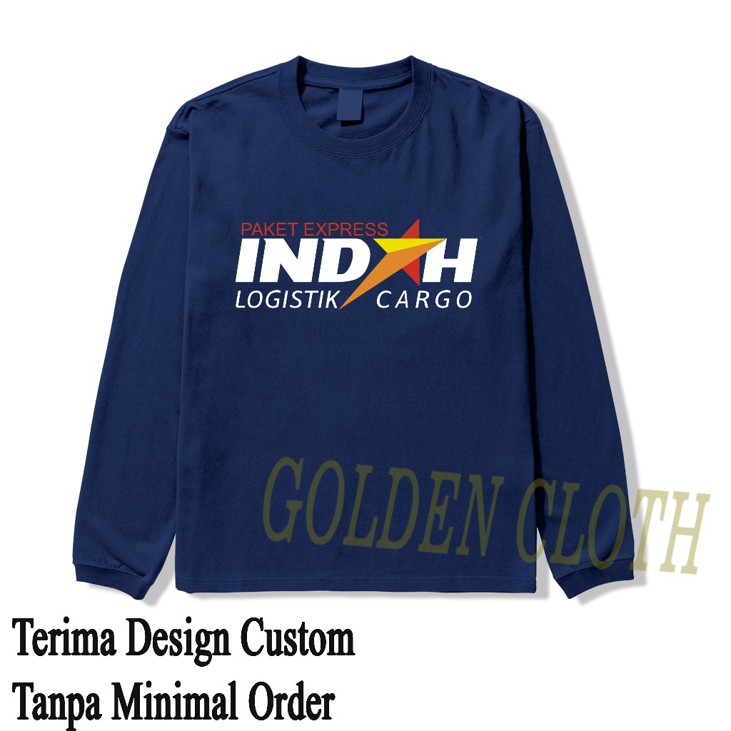 Baju Kaos Indah Cargo Logistik Baju Distro Lengan Pendek