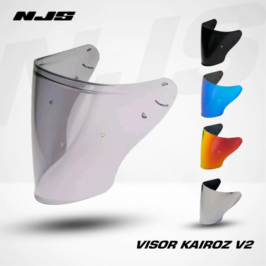 VISOR/KACA FLAT KAIROZ KAIROS V2 INCLUDE PUSH PIN