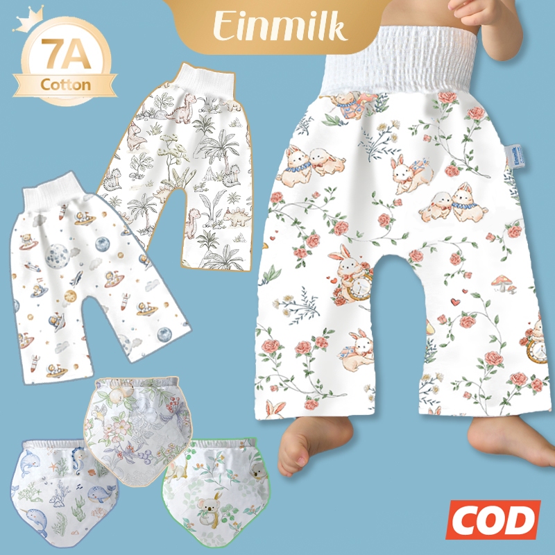 Einmilk Clodi Training Pants Anak Celana Bayi Tahan Air 360 Anti Bocor Toilet Training Celana Rok Un