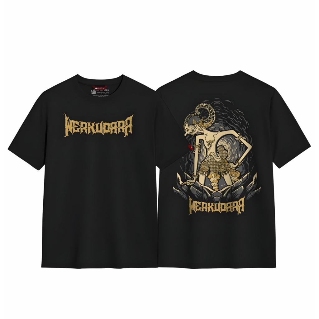 (Desain Belakang) BIJAK JAWA Kaos Wayang Werkudara