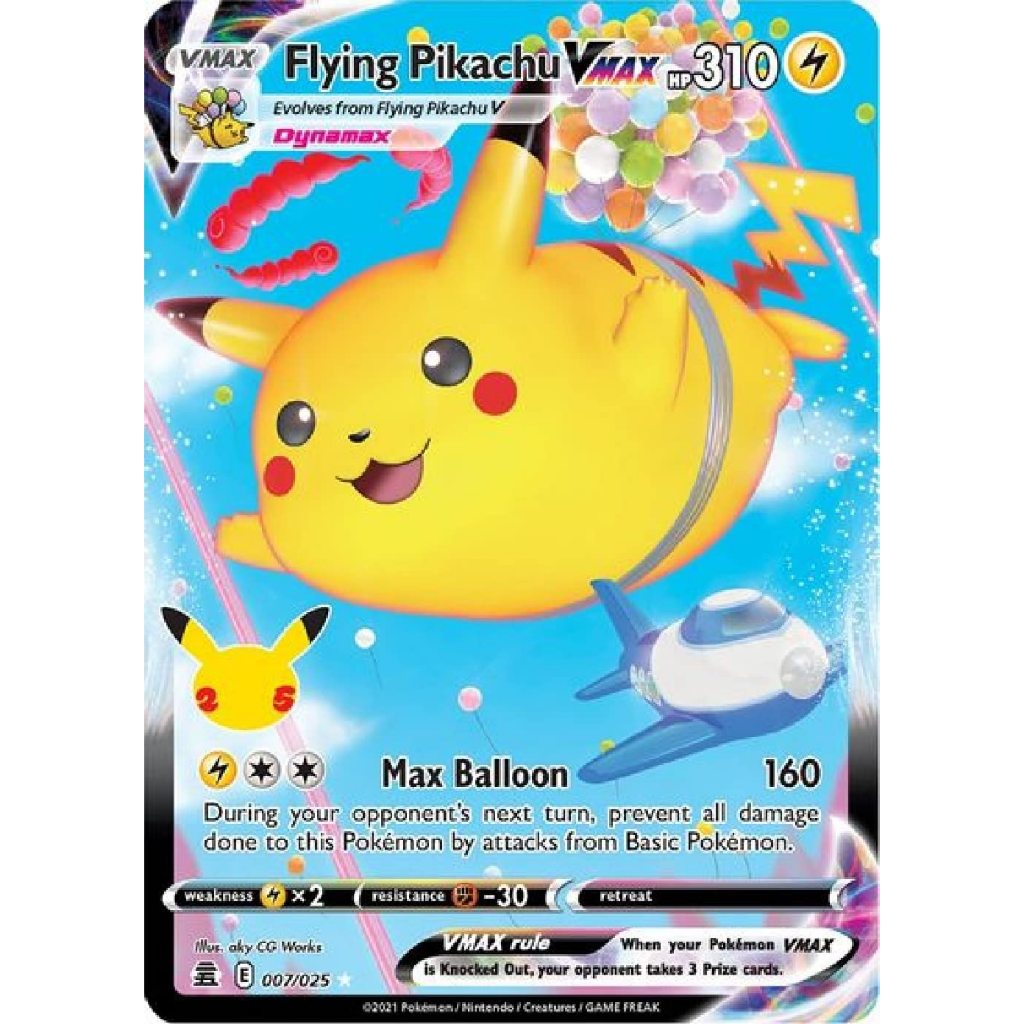 Flying Pikachu Vmax 25th English
