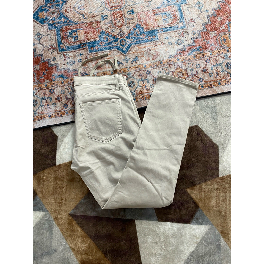 DENIM RELAX ANKLE PANTS UNIQLO BASIC