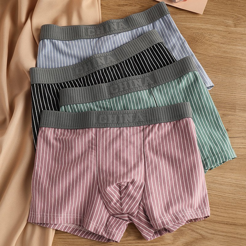 BOXER PRIA GARIS PAKAIAN DALAM PRIA MOTIF GARIS