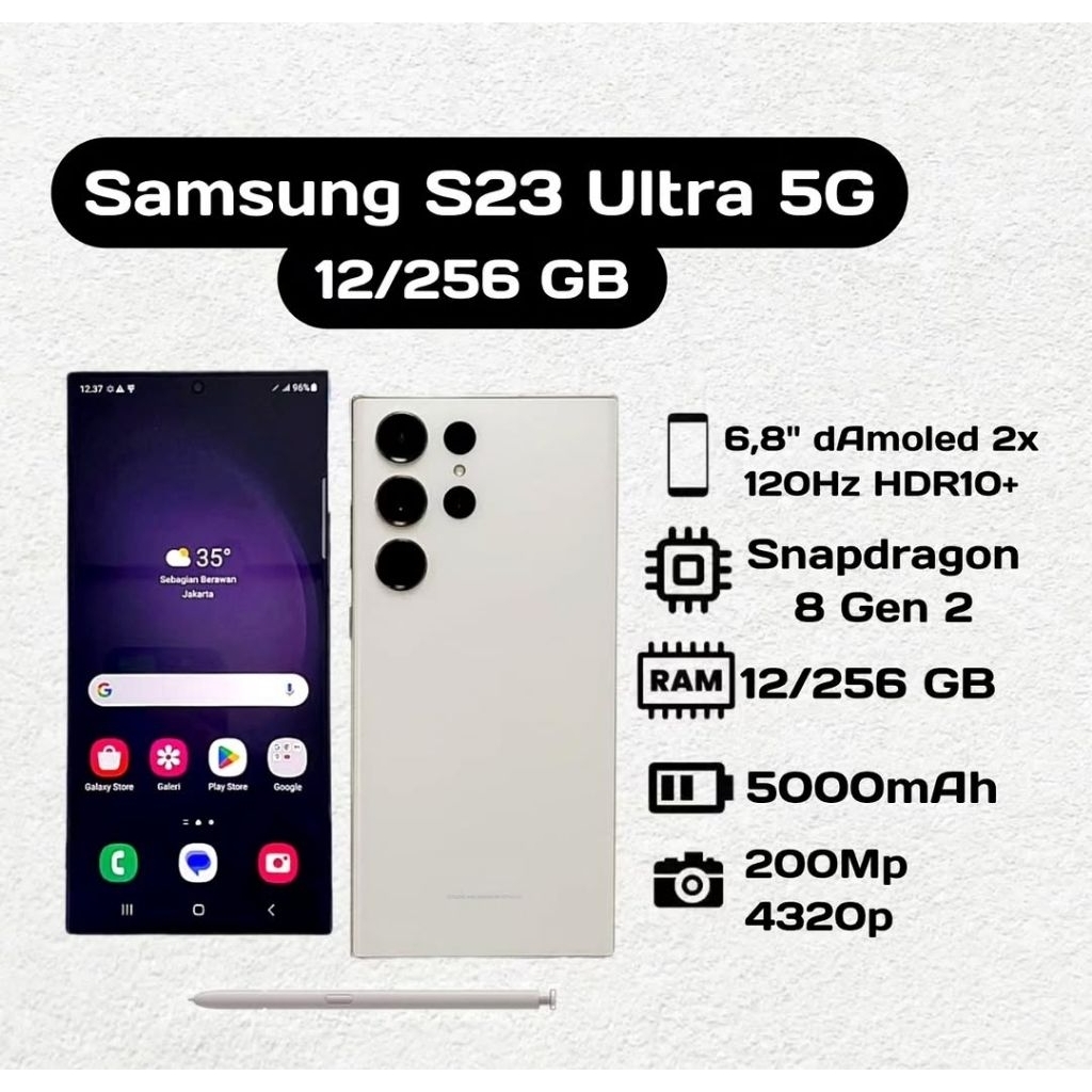 Samsung Galaxy S23 Ultra 5G 12/256 GB Second
