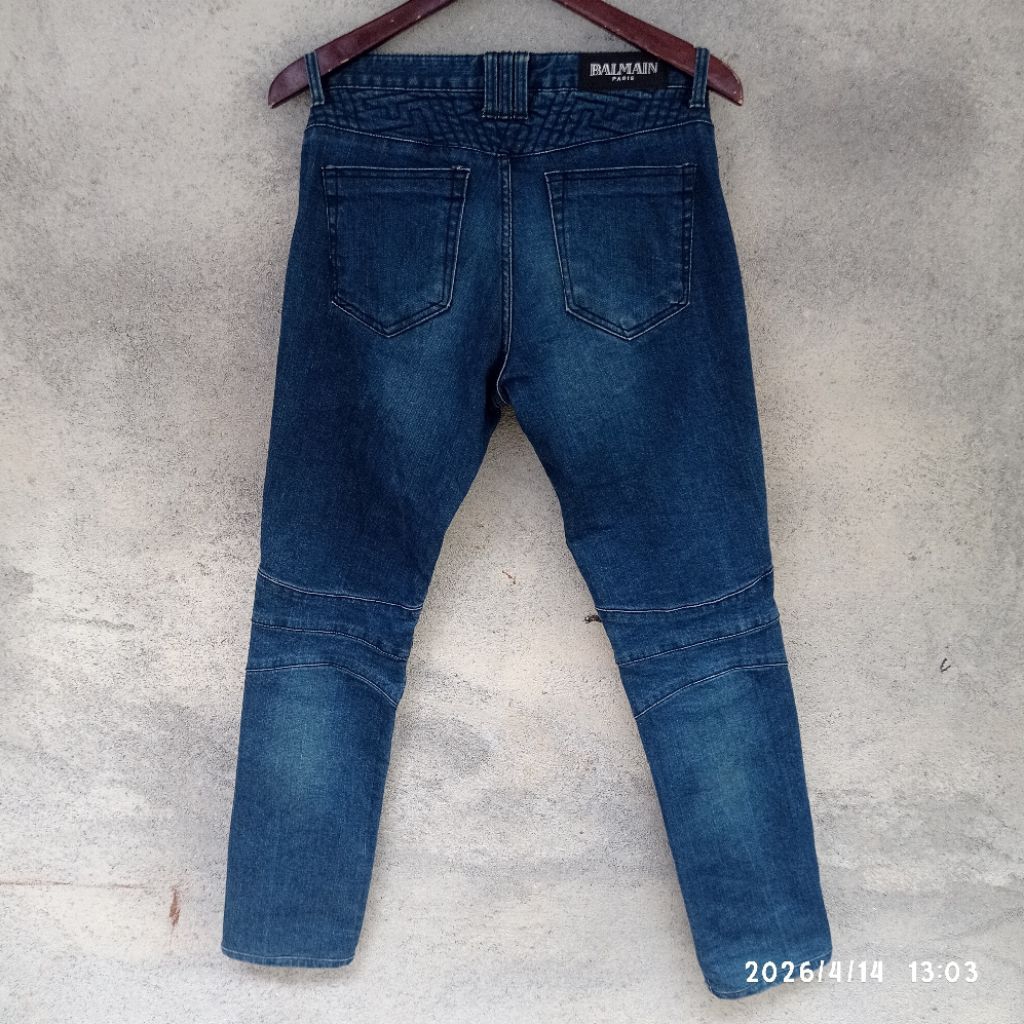 Balmain  biker jeans /blue