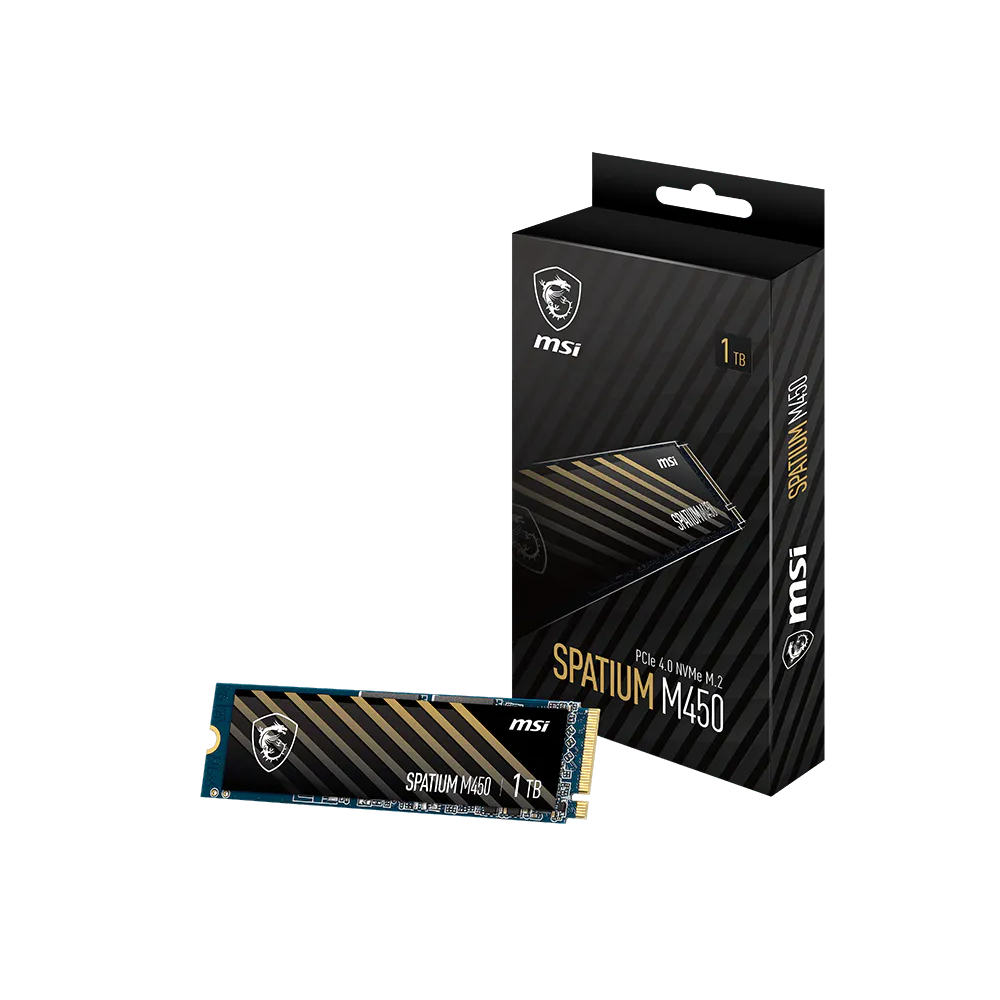 SSD MSI SPATIUM M450 1TB PCIe 4.0 NVMe M.2