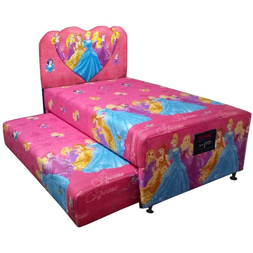 DROP JABODETABEK/ Spring Bed 2 In 1 Karakter/Kasur Sorong Karakter anak/ Kasur 21in 1 anak / Kasur k