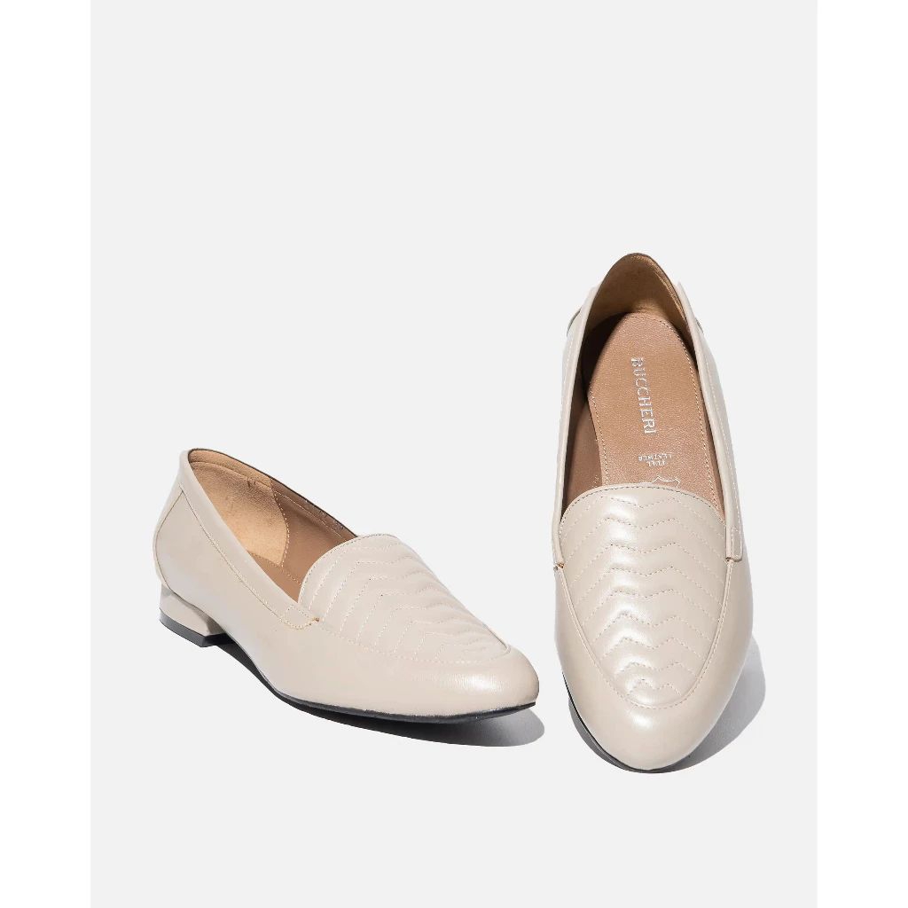 Buccheri Sepatu Flats Cewek Javiera Krem 2172
