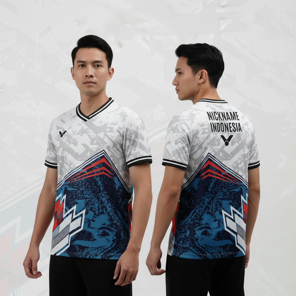 Kaos Jersey badminton victor custom 2026