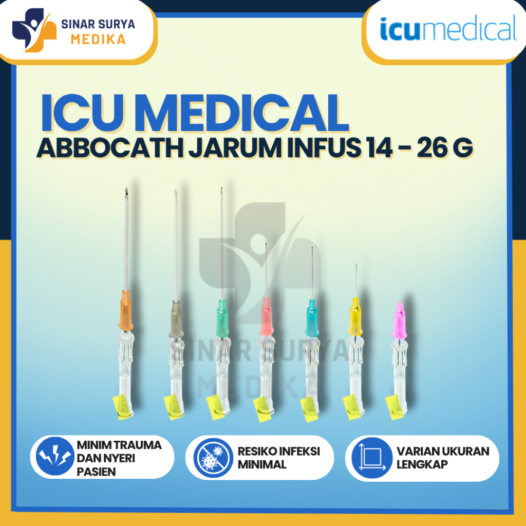 Abbocath  Ukuran 16,18,20,22,24G