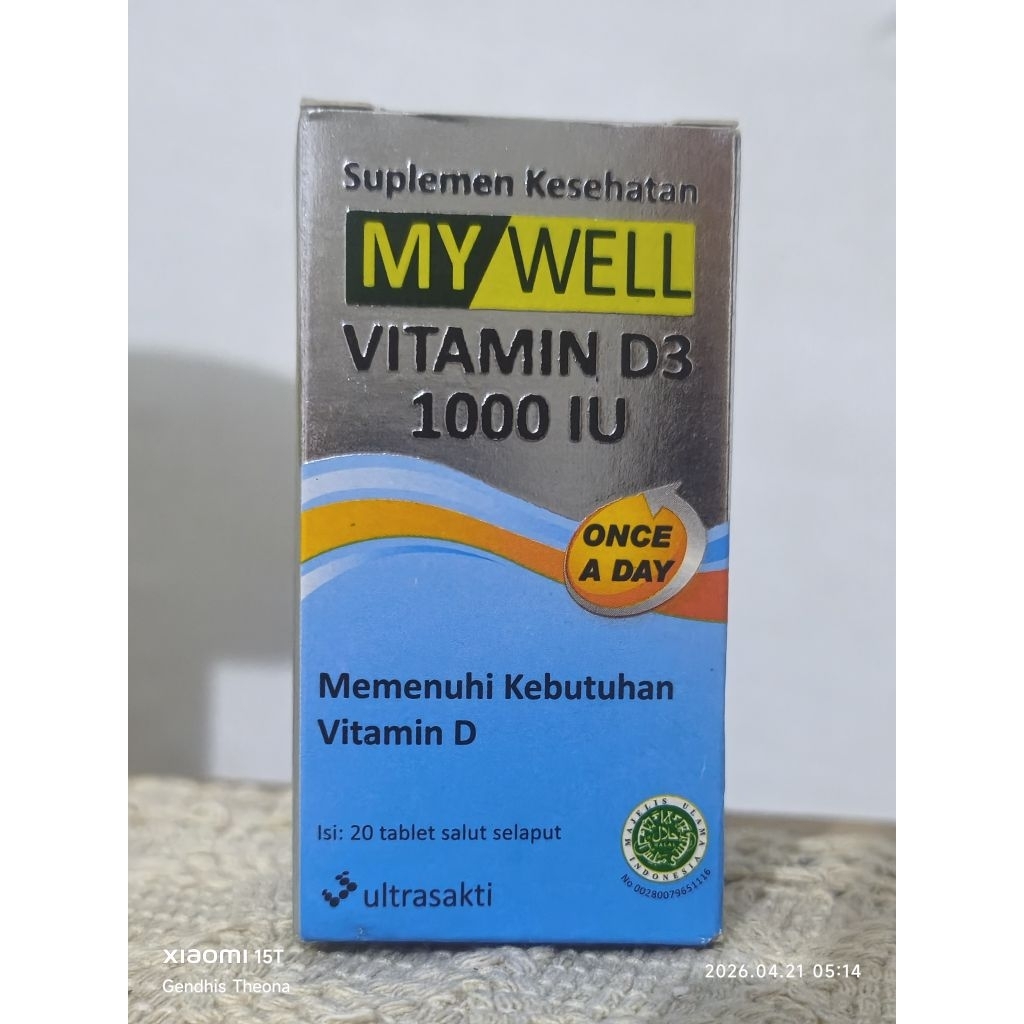 My Well vitamin D3 1000IU