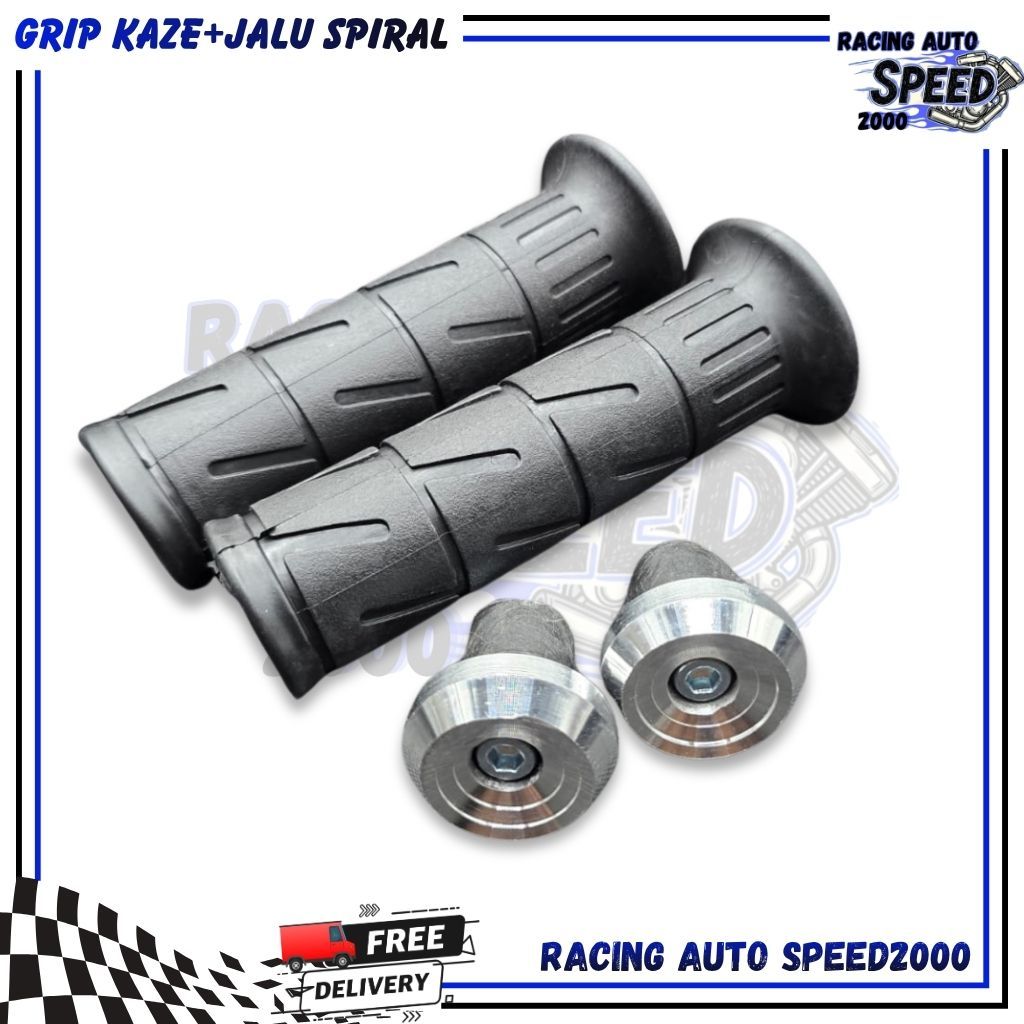 [PROMO] Handgrip kaze Plus Jalu Spiral / handgrip all motor/handgrip universal matic
