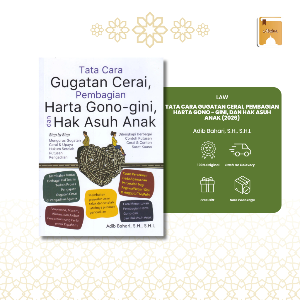 Bookit Official | Law - Tata Cara Gugatan Cerai, Pembagian Harta Gono-Gini Dan Hak Asuh Anak 2026 by