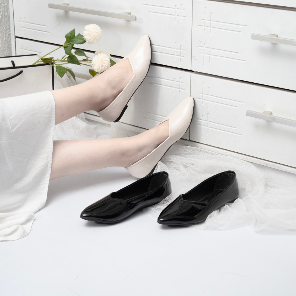 Holic Shancai 04 Sepatu Wanita Flatshoes Sepatu Kerja Glocy