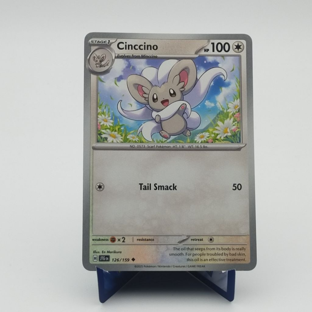 Kartu TCG Pokemon EN Original Cinccino JTG 126/159