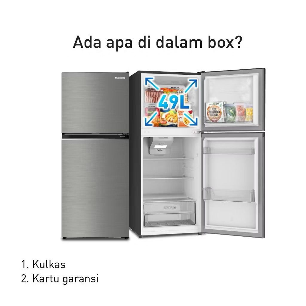 KULKAS PANASONIC NR TC 200 BUND / KULKAS / KULKAS 2 PINTU / PANASONIC