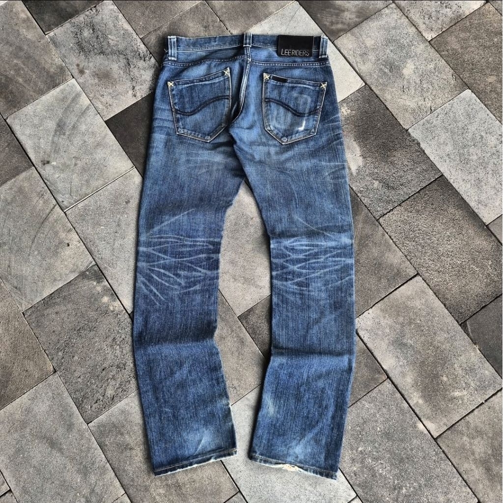LD Repro 70s Japan Fading Slim Fit Straight Denim