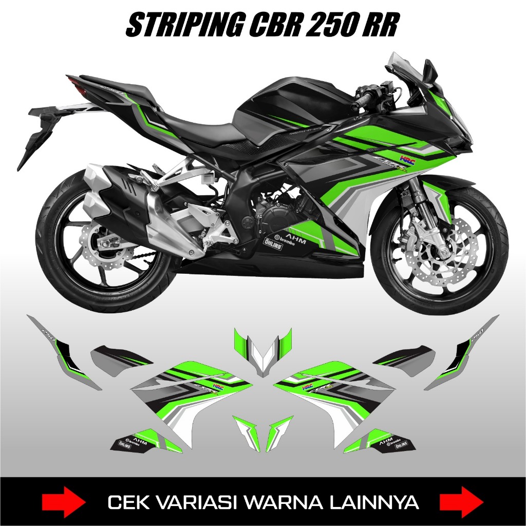 STIKER STRIPING HONDA CBR 250RR OLD
