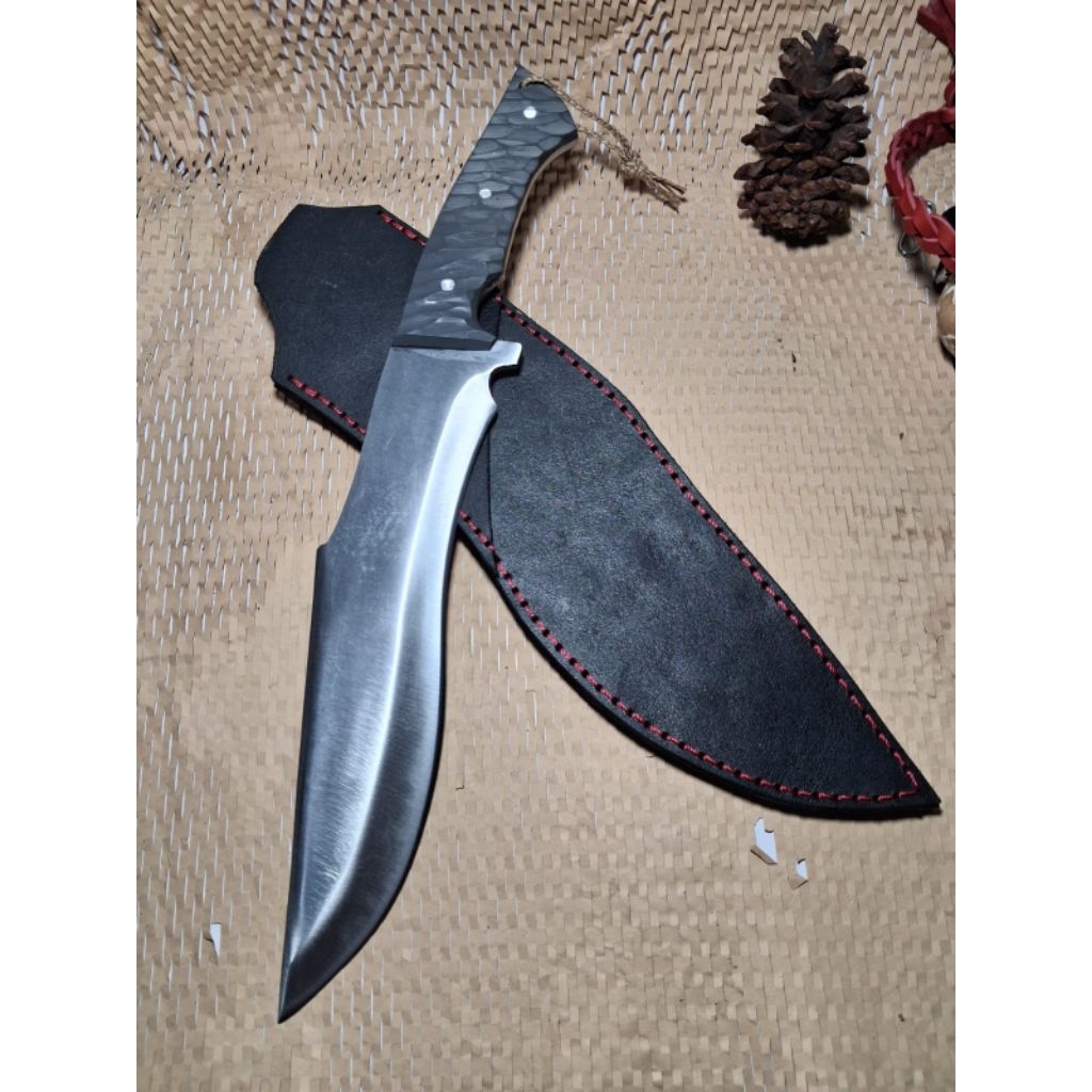 Pisau kukri | Pisau Bushcraft | Pisau tebas ranting untuk kegiatan outdoor